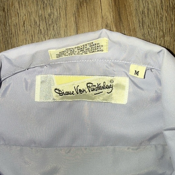 Vintage Diane Von Furstenberg Collared Blouse - Picture 3 of 14